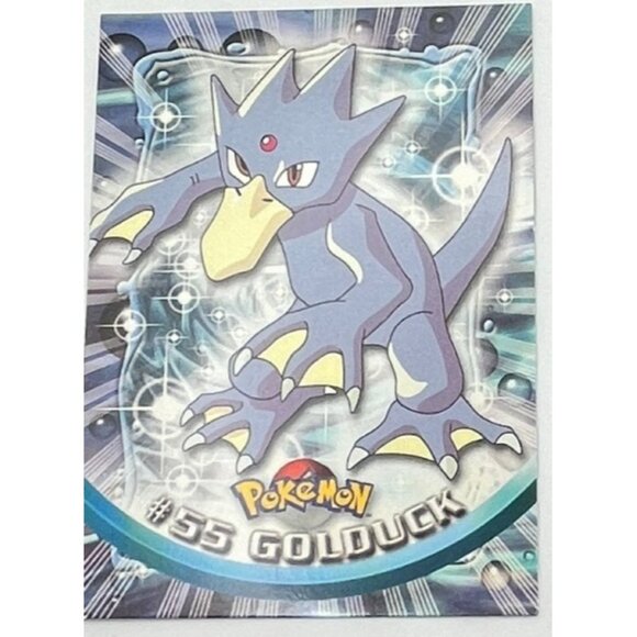 Golduck Pokemon Card Topps #55 TV Animation Edition Series Green Logo - Picture 5 of 5